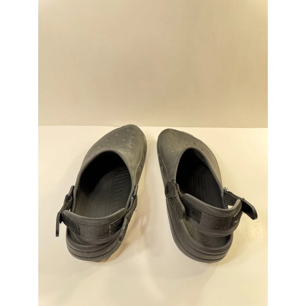 Crocs Mens Sandals Black Clogs Slip On US 12